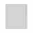 Mu231 Furuno Marine Display - Downloadable CAD Representation_0_90_degree_snapshot