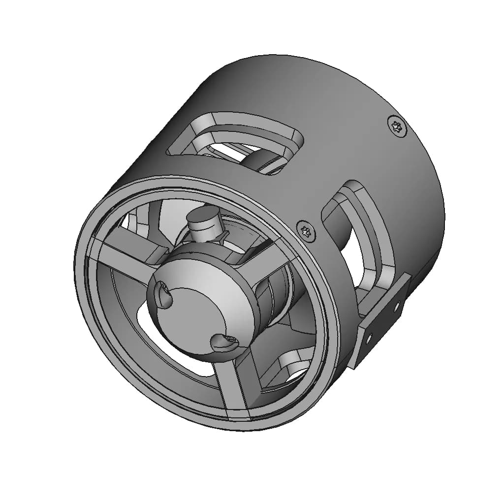 Rov Thruster Smoll F2838 Propeller 60 3X - Downloadable CAD Representation_60_30_degree_snapshot