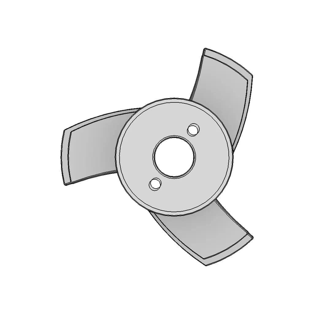 Propeller Screw 60 3X | 3D Engineering Design File_270_0_degree_snapshot