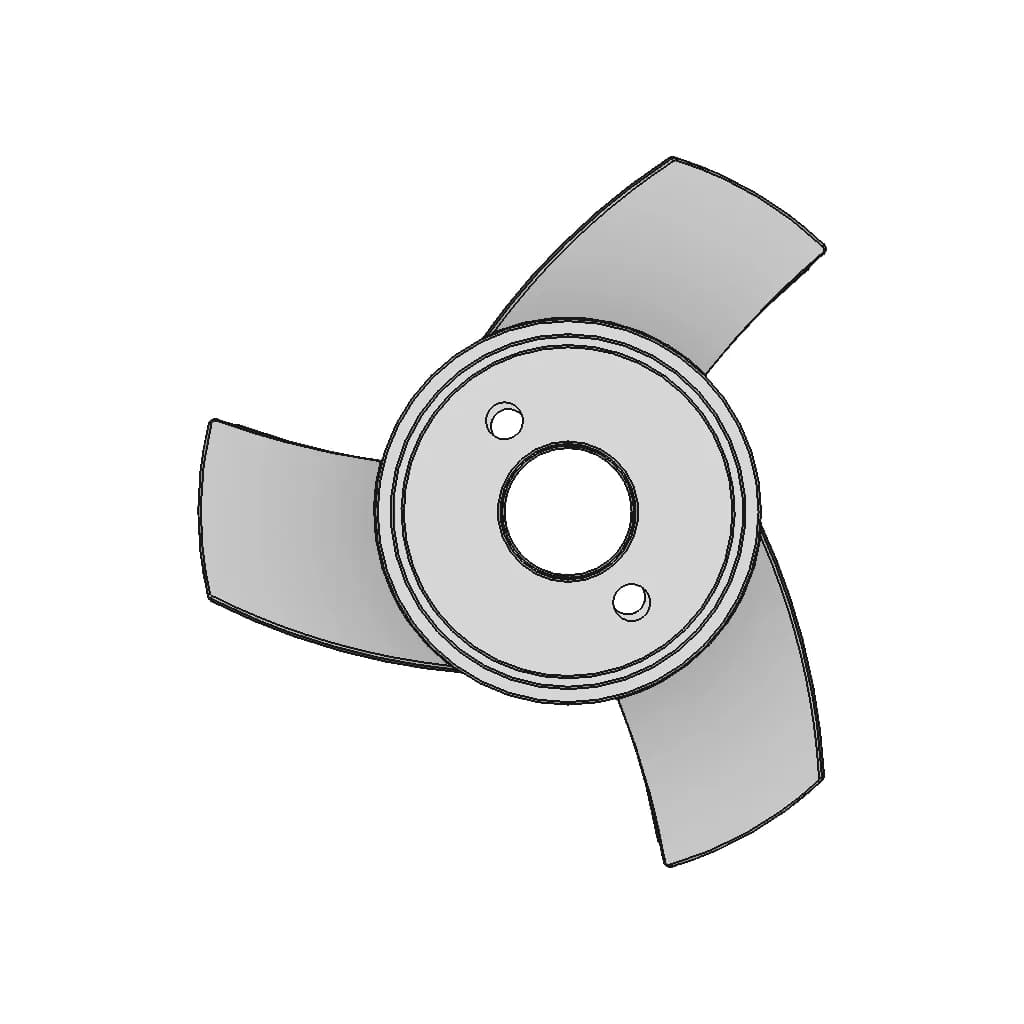 Propeller Screw 60 3X | 3D Engineering Design File_90_0_degree_snapshot