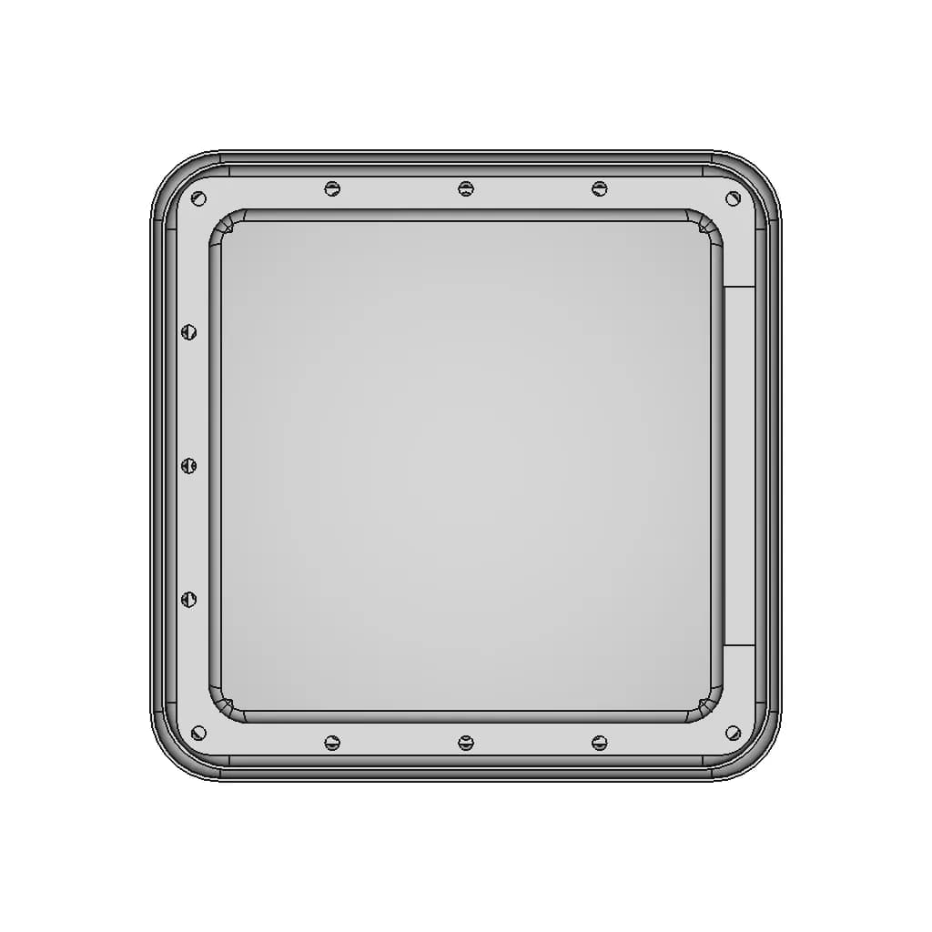 Tra Australia 12V 280Mm Led Shower Hatch | 3D Engineering Design File_0_0_degree_snapshot