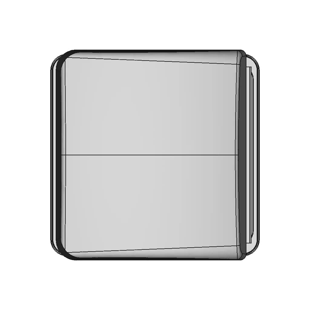 Dometic Mini Heki Plus Rv Roof Vent - Downloadable CAD Representation_0_0_degree_snapshot