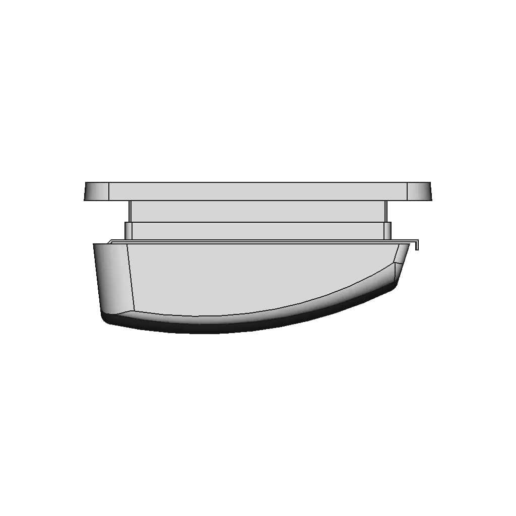 Dometic Mini Heki Plus Rv Roof Vent - Downloadable CAD Representation_270_0_degree_snapshot