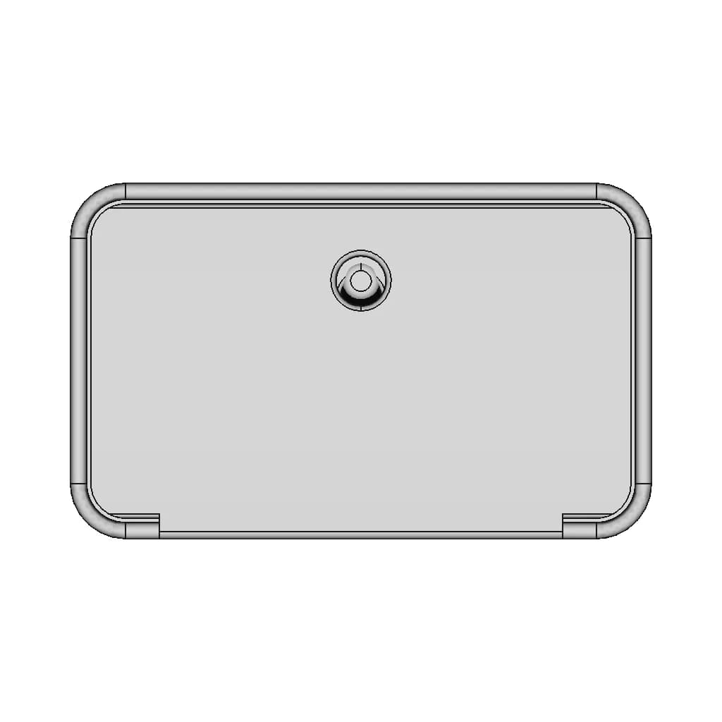 Coast To Coast External Shower Box White - 800-05902 | 3D Engineering Design File_90_0_degree_snapshot