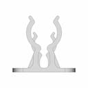 Shovel Bracket | High-Quality CAD Model_0_0_degree_snapshot