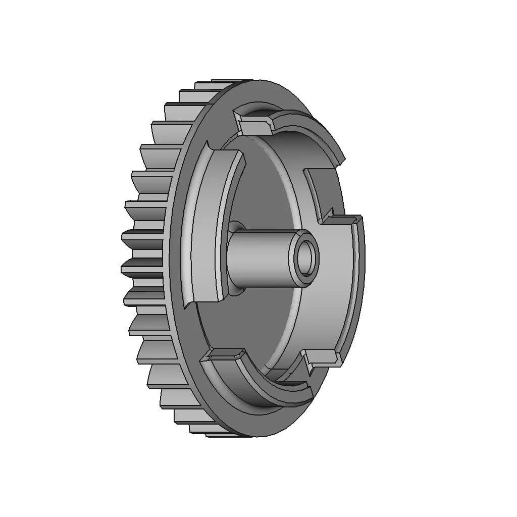 Repair Of A Broken Gear - Downloadable CAD Representation_60_30_degree_snapshot