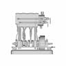 2 Cylinder Vertical Marine Type Steam Engine (Bore 24 X Stroke28) - Downloadable CAD Representation_0_0_degree_snapshot