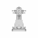 2 Cylinder Vertical Marine Type Steam Engine (Bore 24 X Stroke28) - Downloadable CAD Representation_0_90_degree_snapshot