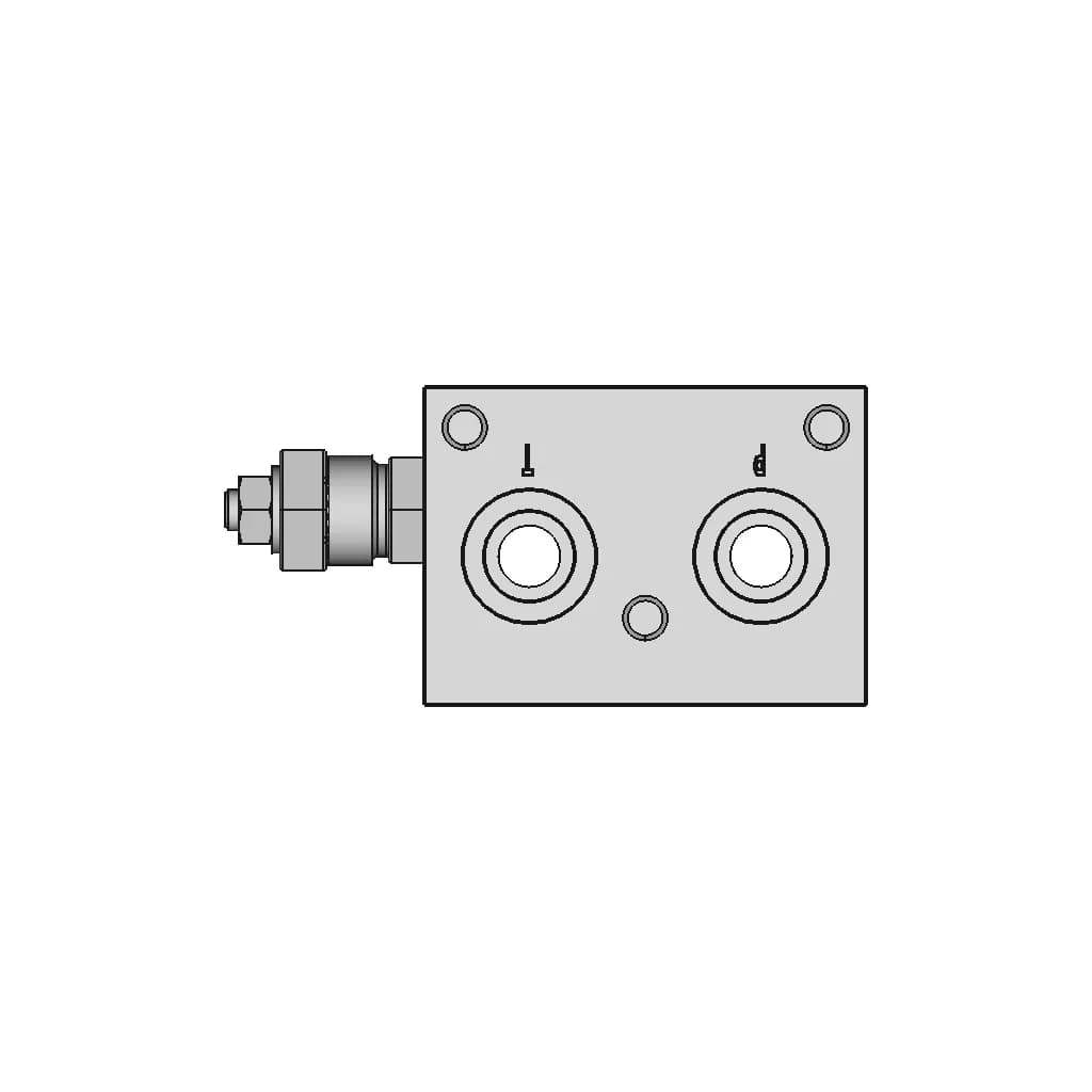 Cetop_3 Manifold Block - Standard Mechanical Component_270_0_degree_snapshot