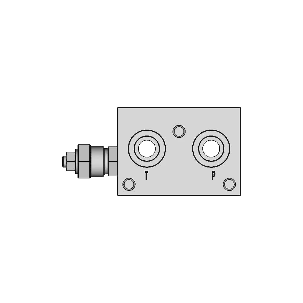 Cetop_3 Manifold Block - Standard Mechanical Component_90_0_degree_snapshot