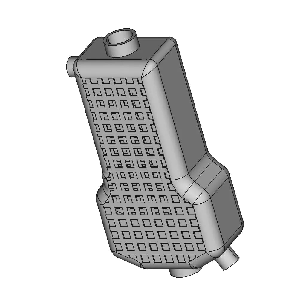 Container Gyroid Exchanger | High-Quality CAD Model_60_30_degree_snapshot