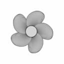 B-Serie Boat Propeller 5 Blades 06 - Downloadable CAD Representation_0_0_degree_snapshot