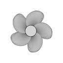 B-Serie Boat Propeller 5 Blades 00 - Downloadable CAD Representation_0_0_degree_snapshot