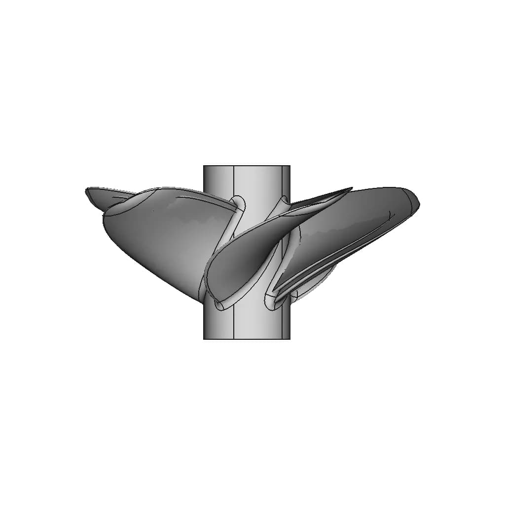 B-Serie Boat Propeller 5 Blades 00 - Downloadable CAD Representation_270_0_degree_snapshot