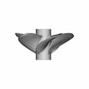 B-Serie Boat Propeller 5 Blades 00 - Downloadable CAD Representation_270_0_degree_snapshot