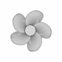 B-Serie Boat Propeller 5 Blades 03 | 3D Engineering Design File_0_0_degree_snapshot