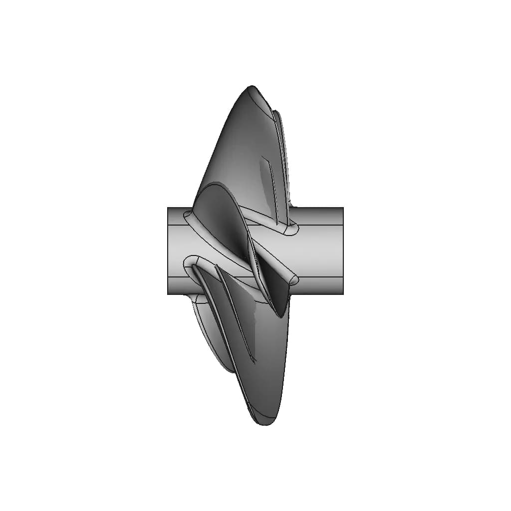 B-Serie Boat Propeller 5 Blades 03 | 3D Engineering Design File_0_90_degree_snapshot