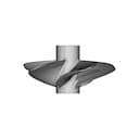 B-Serie Boat Propeller 5 Blades 03 | 3D Engineering Design File_270_0_degree_snapshot