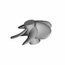 B-Serie Boat Propeller 5 Blades 01 - Standard Mechanical Component_60_30_degree_snapshot