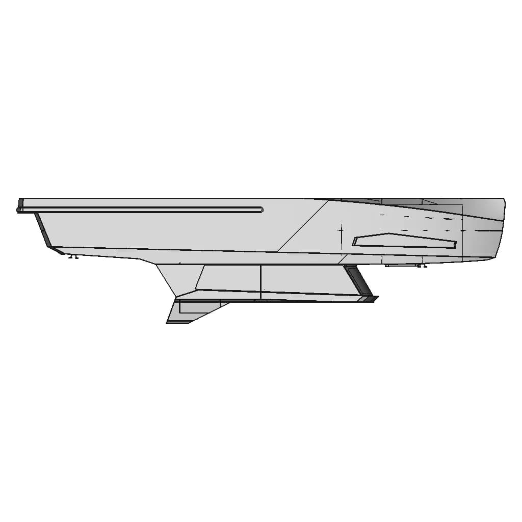 A900 Aluminium Boat - Standard Mechanical Component_270_0_degree_snapshot
