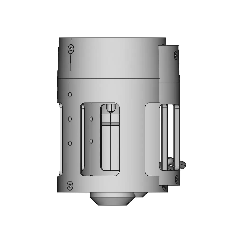 Rov Thruster F2838 Propeller 60 4X | High-Quality CAD Model_0_0_degree_snapshot