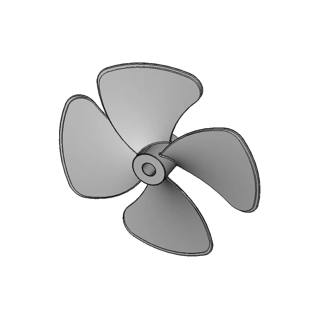 Propeller Screw 60 4X - Standard Mechanical Component_60_30_degree_snapshot