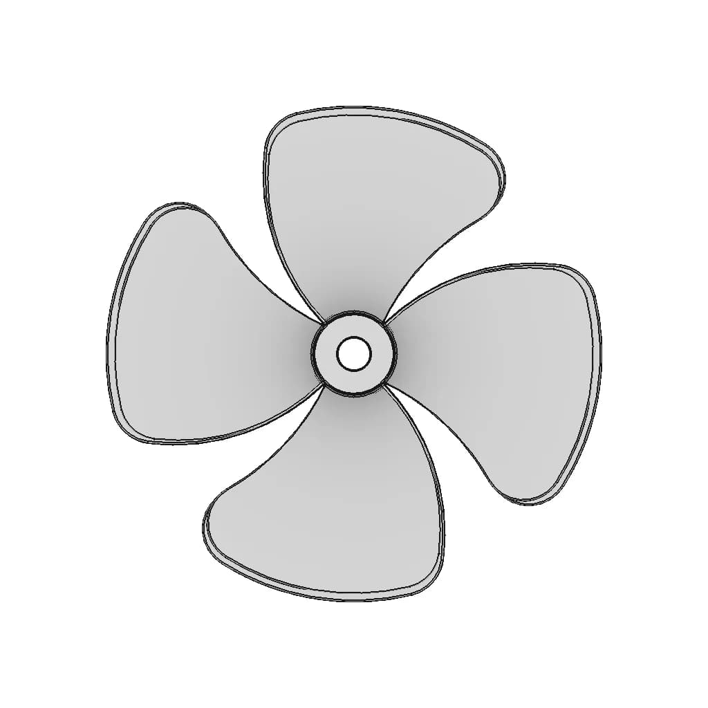 Propeller Screw 60 4X - Standard Mechanical Component_90_0_degree_snapshot
