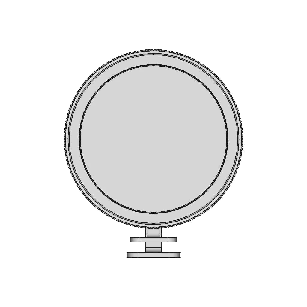 Led 20W Flashlight For Rov - Downloadable CAD Representation_270_0_degree_snapshot