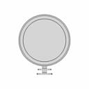 Led 20W Flashlight For Rov - Downloadable CAD Representation_270_0_degree_snapshot