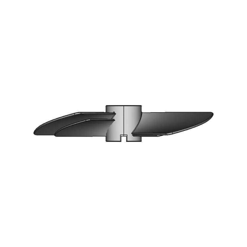 Propeller 3 Blades 80 Mm | 3D Engineering Design File