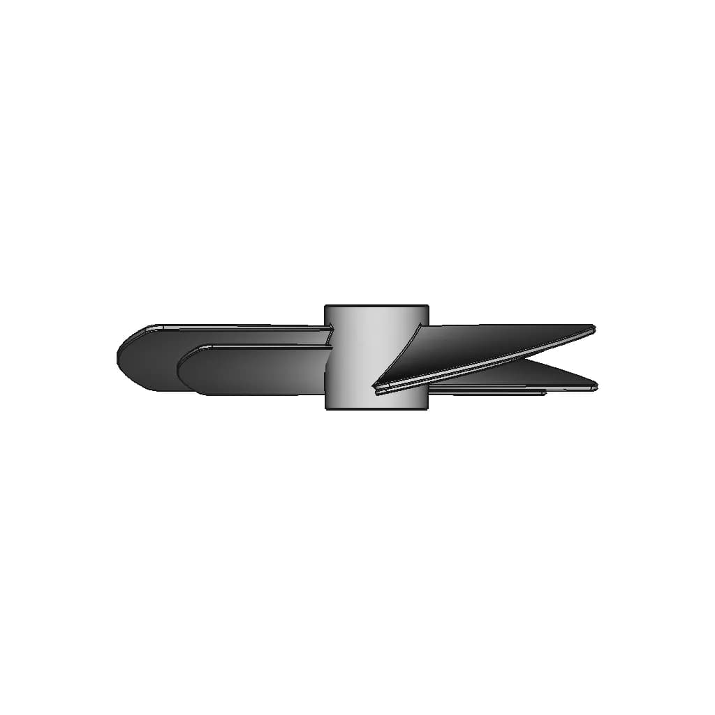 Propeller 3 Blades 80 Mm | 3D Engineering Design File_0_270_degree_snapshot
