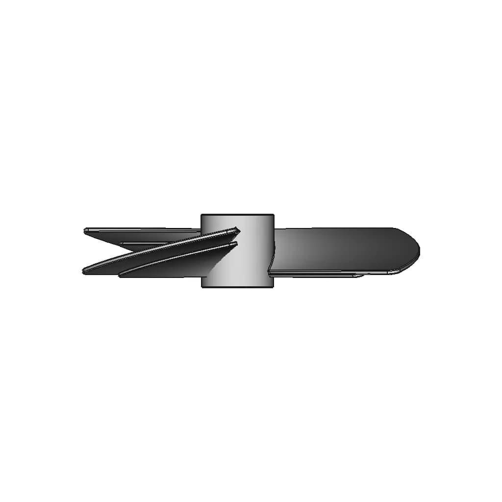 Propeller 3 Blades 80 Mm | 3D Engineering Design File_0_90_degree_snapshot