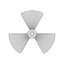 Propeller 3 Blades 80 Mm | 3D Engineering Design File_270_0_degree_snapshot