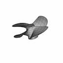 Four Blade Propeller Subd To Nurbs. | High-Quality CAD Model_60_30_degree_snapshot