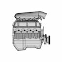 351W Engine Assembly | 3D Engineering Design File_0_0_degree_snapshot