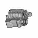 351W Engine Assembly | 3D Engineering Design File_60_30_degree_snapshot
