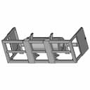 Pulley Base Frame | High-Quality CAD Model_60_30_degree_snapshot