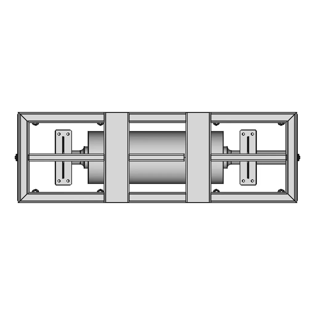 Pulley Base Frame | High-Quality CAD Model_90_0_degree_snapshot