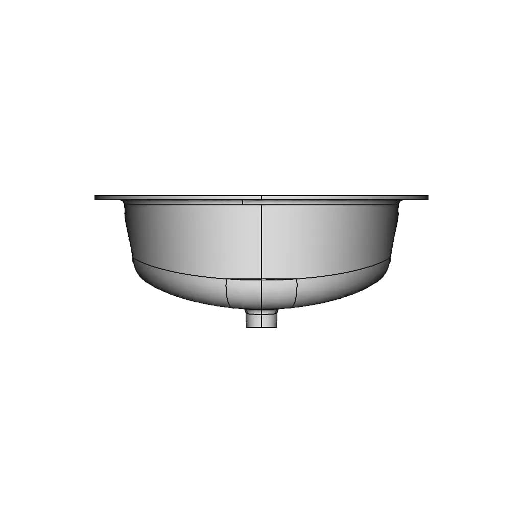 Trenntoiletteneinsatz Oval - Downloadable CAD Representation_0_0_degree_snapshot