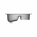 Trenntoiletteneinsatz Oval - Downloadable CAD Representation_0_90_degree_snapshot