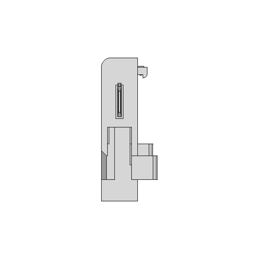 Porta Fusibile Singolo 03.000341 - Standard Mechanical Component_270_0_degree_snapshot