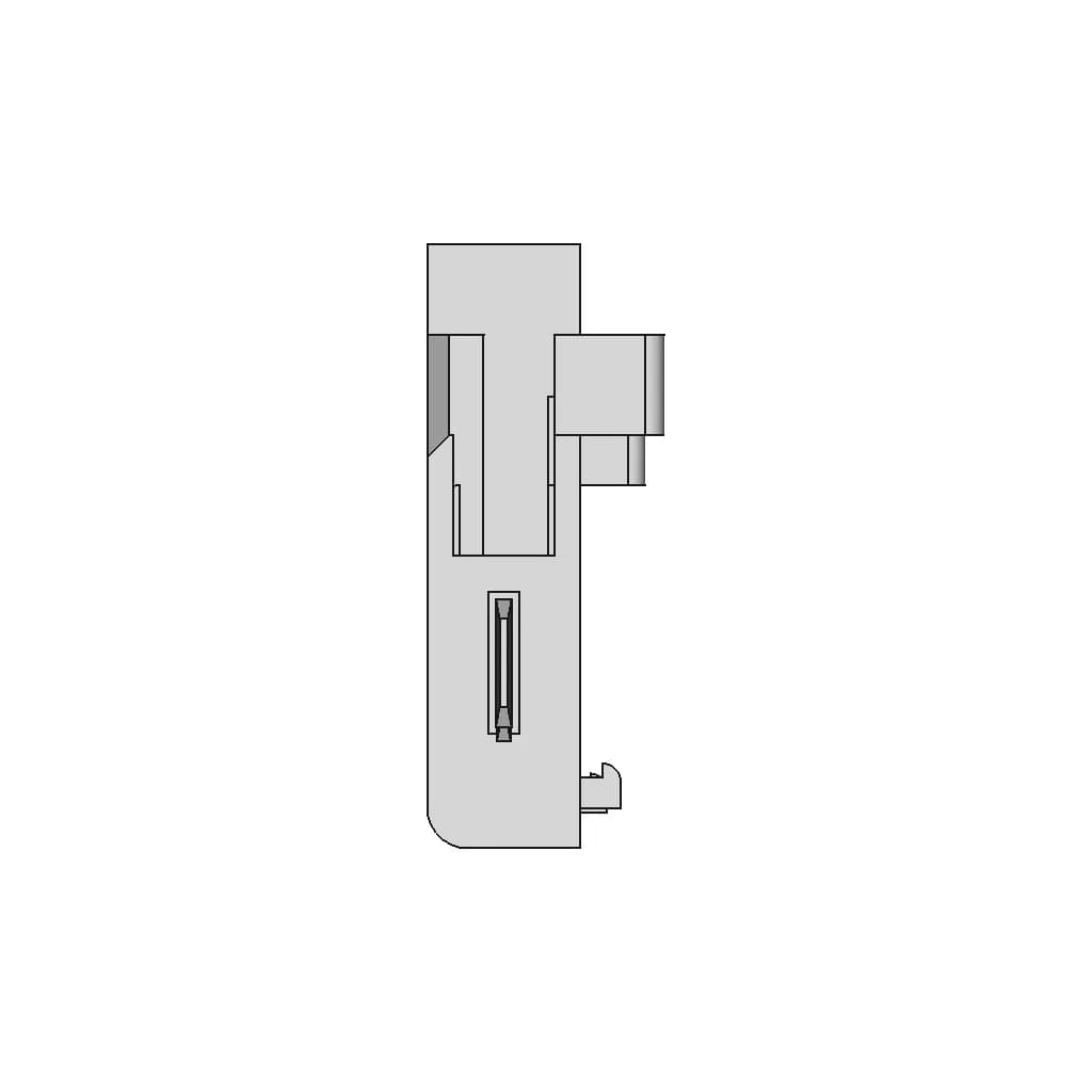 Porta Fusibile Singolo 03.000341 - Standard Mechanical Component_90_0_degree_snapshot