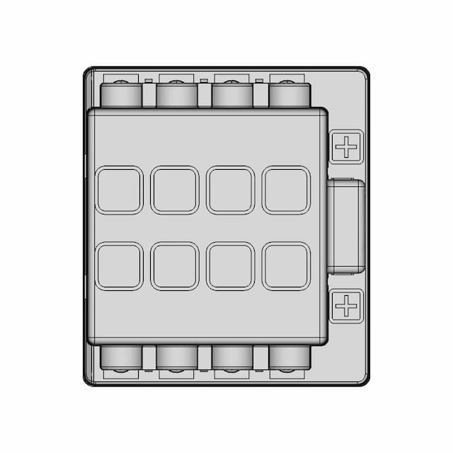 Fuse Holder 8 Posizioni 14.100.71 | 3D Engineering Design File