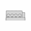 Fuse Holder 8 Posizioni 14.100.71 | 3D Engineering Design File_90_0_degree_snapshot