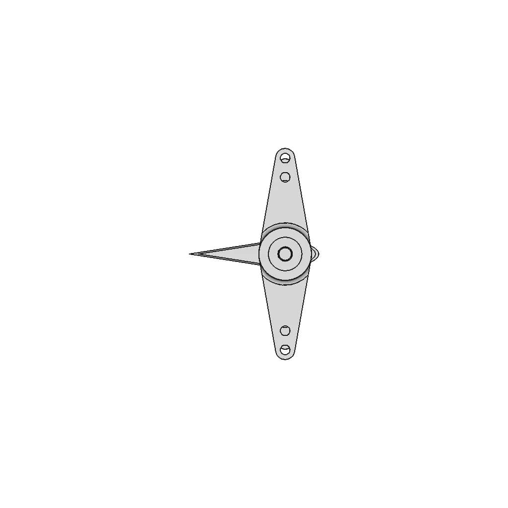 Rc Ship Steering 36Mm - Standard Mechanical Component_270_0_degree_snapshot