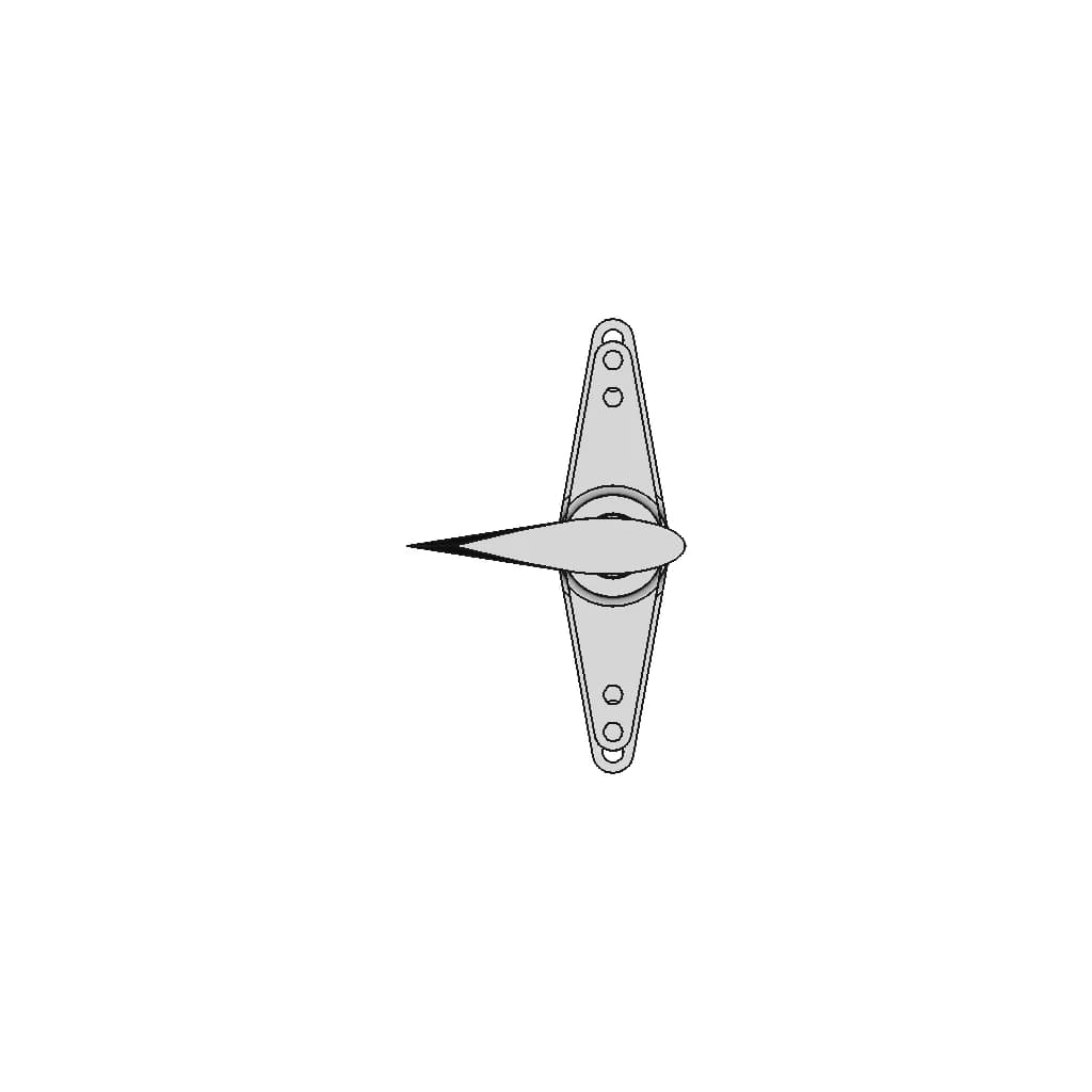 Rc Ship Steering 36Mm - Standard Mechanical Component_90_0_degree_snapshot