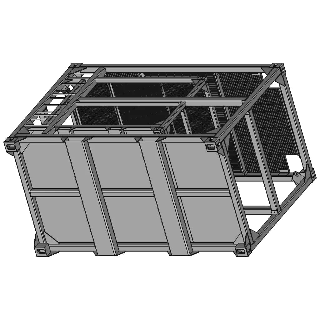 Dnv Offshore Generator Frame | High-Quality CAD Model_60_30_degree_snapshot