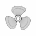 Propeller D220 Mm | 3D Engineering Design File_270_0_degree_snapshot