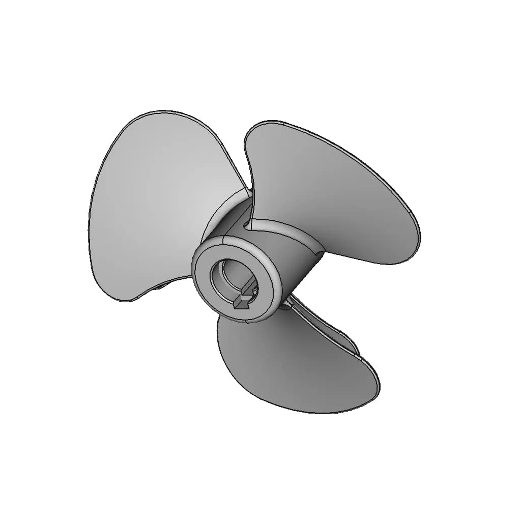 Propeller D220 Mm | 3D Engineering Design File_60_30_degree_snapshot