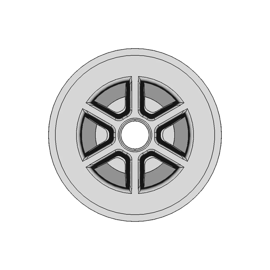 3D Print Bike / Bicycle Handlebar End Cap - Downloadable CAD Representation_90_0_degree_snapshot